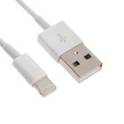 Кабель OXION DCC002WH, Lightning - USB, зарядка + передача данных, 1 м, белый 9406254 - фото 6000322