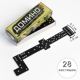 Домино Время Игры ′Армейское′, костяшка 3.7 х 1.9 см, 14.7 х 5 х 2.7 см в Донецке