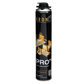 Пена монтажная KRONbuild PRO 70, всесезонная  850 мл 9364350