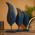 Интерьерный декор "Листья" албезия (набор 3 шт) 55,45 и 35 см - фото 802732890