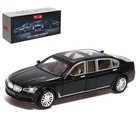 Машина металлическая BMW 760Li, 1:24, открываются двери, капот, багажник, цвет чёрный 9370502 - фото 7014992