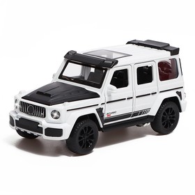 Машина металлическая Brabus G700, масштаб 1:32, открываются двери, капот, багажник, цвет белый