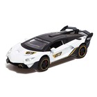 Машина металлическая Lamborghini SC18, масштаб 1:32, открываются двери, багажник, цвет белый 9370524 - фото 6040583