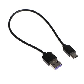 Кабель Exployd EX-K-1391, Type-C - USB, 2.4 А, 0.25 м, силиконовая оплетка, черный (3 шт)