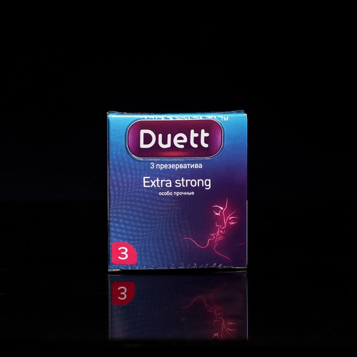 Презервативы DUETT Extra Strong 3 шт - фото 6033470