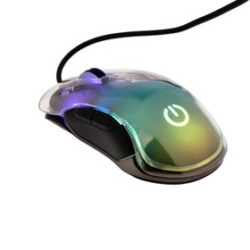 Мышь Perfeo "CHAMELEON", игровая, проводная, 8 кнопок, подсветка, 12800 dpi, USB, чёрная