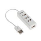 Разветвитель USB (Hub) Perfeo PF-HYD-6010H, 4 порта, USB 2.0, белый - фото 6013431