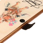 Открытка-конверт на магнитах "С Днём Рождения!" жираф, 16,5х8х0,9см 9417120