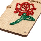 Открытка-конверт на магнитах "С Днём Рождения!" роза, 16,5х8х0,9см 9417127