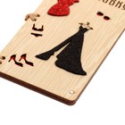 Открытка-конверт на магнитах "На обновку!" женский, 16,5х8х0,9см 9417132