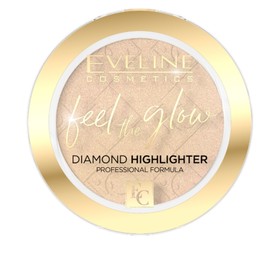 Хайлайтер для лица Eveline Feel The Glow, тон 10 light diamon, 4,2 г 9423993