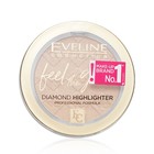 Хайлайтер для лица Eveline Feel The Glow, тон 20 gold luminous, 4,2 г 9423994 - фото 7958610