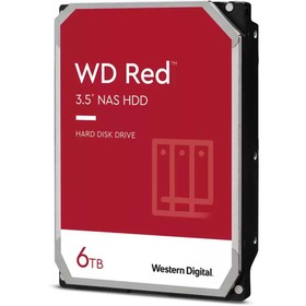 Жесткий диск WD SATA-III, 6Tb, WD60EFAX NAS Red, 5400rpm, 256Mb, 3.5"
