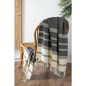 Набор полотенeц Zigzag, размер 38х68 см, цвет черный- 2 шт