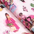 Бумага упаковочная, глянцевая двусторонняя "Кокетка", 70 х 100 см 9306400