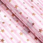 Бумага упаковочная, глянцевая двусторонняя "Кокетка", 70 х 100 см 9306400