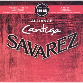 Комплект струн для классической гитары 510AR Alliance Cantiga посеребр, Savarez