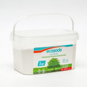 Стиральный бесфосфатный порошок Ecosoda Color для цветных тканей, 3 кг 9364705