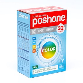 Стиральный порошок Posh One Color для цветных тканей, концентрат, 1 кг 9364707