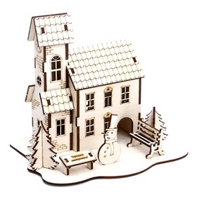 Сборная модель «Домик с двориком»