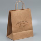 Пакет крафтовый «Ярких эмоций», 24 х 28 х 14 см 9379035