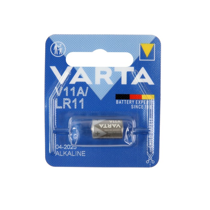 Батарейка алкалиновая Varta, LR11 (A11/MN11) - 1BL, 1.5В, блистер, 1 шт. - фото 4468221