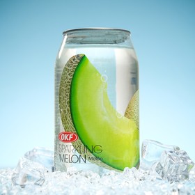 OKF Sparkling Melon Напиток б/а газированный со вкусом дыни, 350 мл