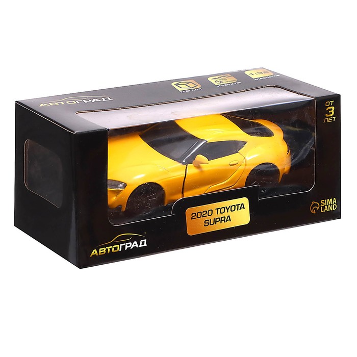 Машина металлическая TOYOTA SUPRA, 1:32, открываются двери, инерция ...