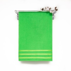 Полотенце махровое 50*80 "Аргос", цвет зелёный, 360г/м, 100% хлопок