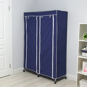 УЦЕНКА Шкаф для одежды, 119×44×172 см, цвет синий