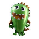 Шар фольгированный 14" "Добрый монстрик-дракон" зеленый 9250677