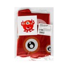 Шар фольгированный 14" "Добрый монстрик-циклоп" красный 9250679