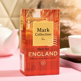 Чай черный в пакетиках Mark Collection ENGLAND, 25пак*2гр 9412394