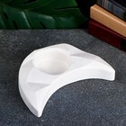 Подсвечник "Месяц" перламутр, 20х6х3см - фото 802754247