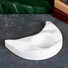 Подсвечник "Месяц" перламутр, 20х6х3см - фото 802754248