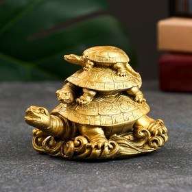 Фигура ′3 черепахи′ старое золото, 8х11х7см в Донецке