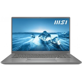 Ноутбук MSI Prestige 15, 15.6", i5 1240P ,16 Гб,SSD 512 Гб, RTX 3050 4Gb, Win11, серебристый   94446