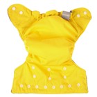 Трусики-подгузник, многоразовый, угольно-бамбуковая ткань, цвет желтый, от 0-36 мес. - фото 802758794