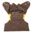 Трусики-подгузник, многоразовый, угольно-бамбуковая ткань, цвет желтый, от 0-36 мес. - фото 802758795