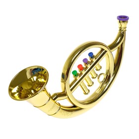 Игрушка музыкальная "Горн", цвета МИКС  , В ПАКЕТЕ ,