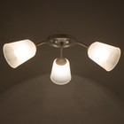 Люстра "Онлайн" (цилиндр) 3х15Вт Е27 МОДЕЛЬ: BR 00200 белый/прозрачный - фото 3497465