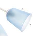 Люстра "Онлайн" (цилиндр) 5х15Вт Е27 МОДЕЛЬ: BR 00209 белый/синий - фото 3497497