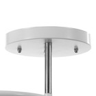 Люстра "Лилия" (цветок) 2х15Вт Е27 МОДЕЛЬ: BR 00257 белый/черный - фото 802761252