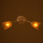 Люстра "Онлайн" (цилиндр) 2х15Вт Е27 МОДЕЛЬ: BR 00193 белый/прозрачный - фото 3497933