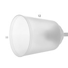 Люстра "Онлайн" (цилиндр) 2х15Вт Е27 МОДЕЛЬ: BR 00193 белый/прозрачный - фото 3497936