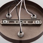 Люстра "Онлайн" (цилиндр) 3х15Вт Е27 МОДЕЛЬ: BR 00214 венге/прозрачный - фото 3498036