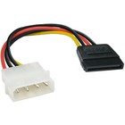 Кабель-переходник питания ExeGate EX-CC-SATA-PS, Molex(4pin)(m)-SATA(15pin)(f), 0.15 м