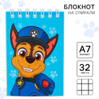 Блокнот А7 32 л, на гребне, PAW PATROL (3 шт) - фото 803651841