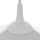 Люстра "Ирис" 1х15Вт Е27 МОДЕЛЬ: BR 00258 белый 28х28х14см - фото 3498511