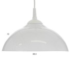 Люстра "Хоста" 1х15Вт Е27 МОДЕЛЬ: BR 00259 белый 29х29х13см - фото 3498518